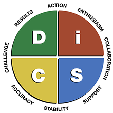 Disc Personality Profile Pie Shaped Logo